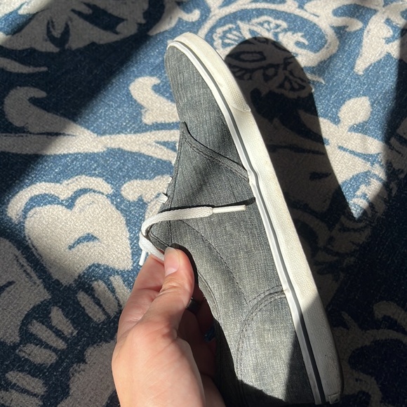 Gray Low Top Vans - Picture 3 of 6